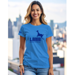 Dámské tričko Lama 01 Original Aqua M