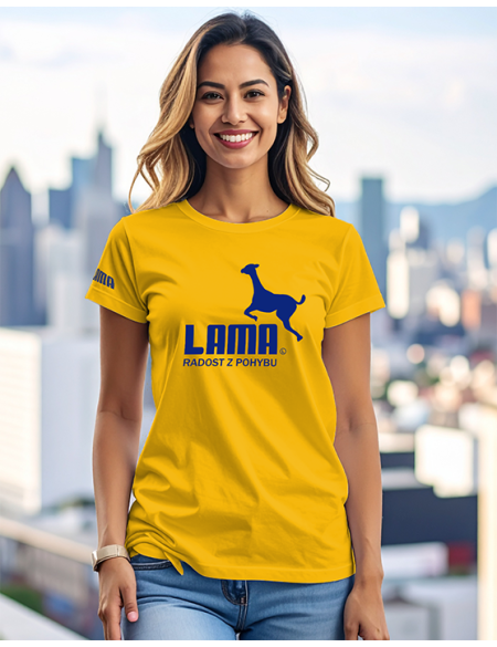 Dámské tričko Lama 01 Original červené