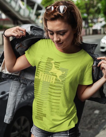 Dámské tričko Lama 03 apple green