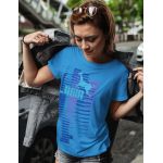 Dámské tričko Lama 03 aqua S