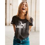 Dámské tričko Lama 03 black S