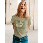 Dámské tričko Lama 03 khaki XXL