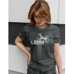 Dámské tričko Lama 03 mouse grey L
