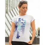 Dámské tričko Lama 03 bílá S