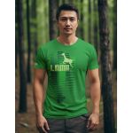 Pánské tričko Lama 03 zelená S