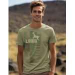 Pánské tričko Lama 03 khaki S