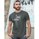 Pánské tričko Lama 03 mouse grey S