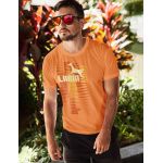 Pánské tričko Lama 03 orange M