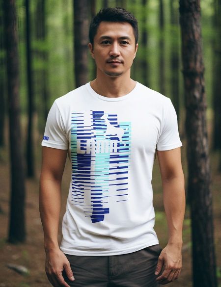 Pánské tričko Lama 03 bílá