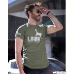 Pánské tričko Lama 01 Original khaki L