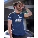 Pánské tričko Lama 01 Original modrá tmavá XXL