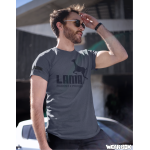 Pánské triko Lama original tmavě šedé S