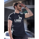 Pánské tričko Lama 01 Original černá S