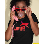 Dámské tričko Lama 01 Basic Color černá M