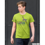 Pánské triko Lama basic color limetkové M