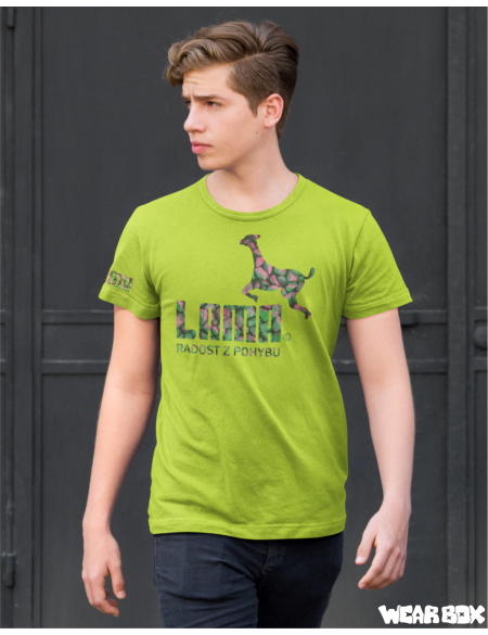 Pánské triko Lama basic color limetkové XXL