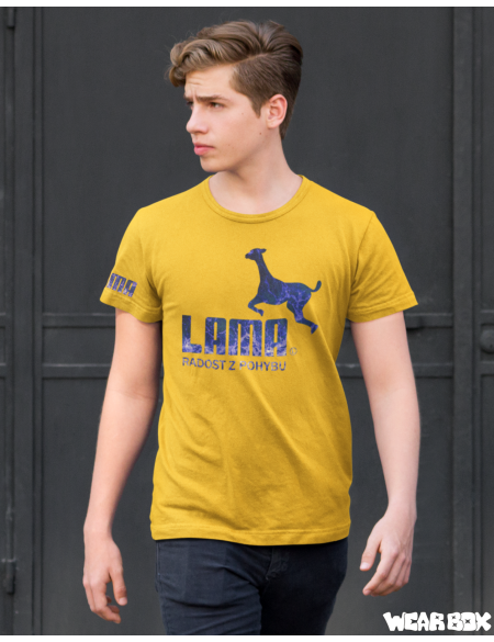 Pánské triko Lama basic color láhvově zelené