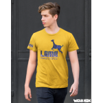 Pánské triko Lama basic color žluté XXL