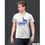 Pánské triko Lama basic color bílé XL