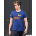 Pánské triko Lama basic color modré XXL